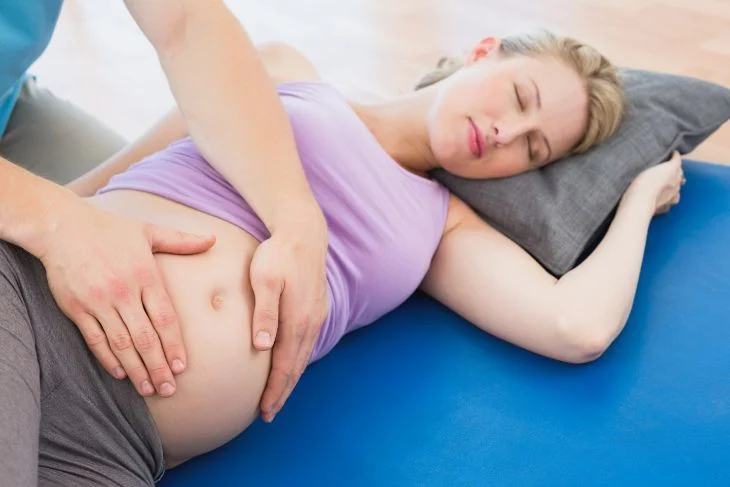 picture for the subheading "avoid resting on your back"